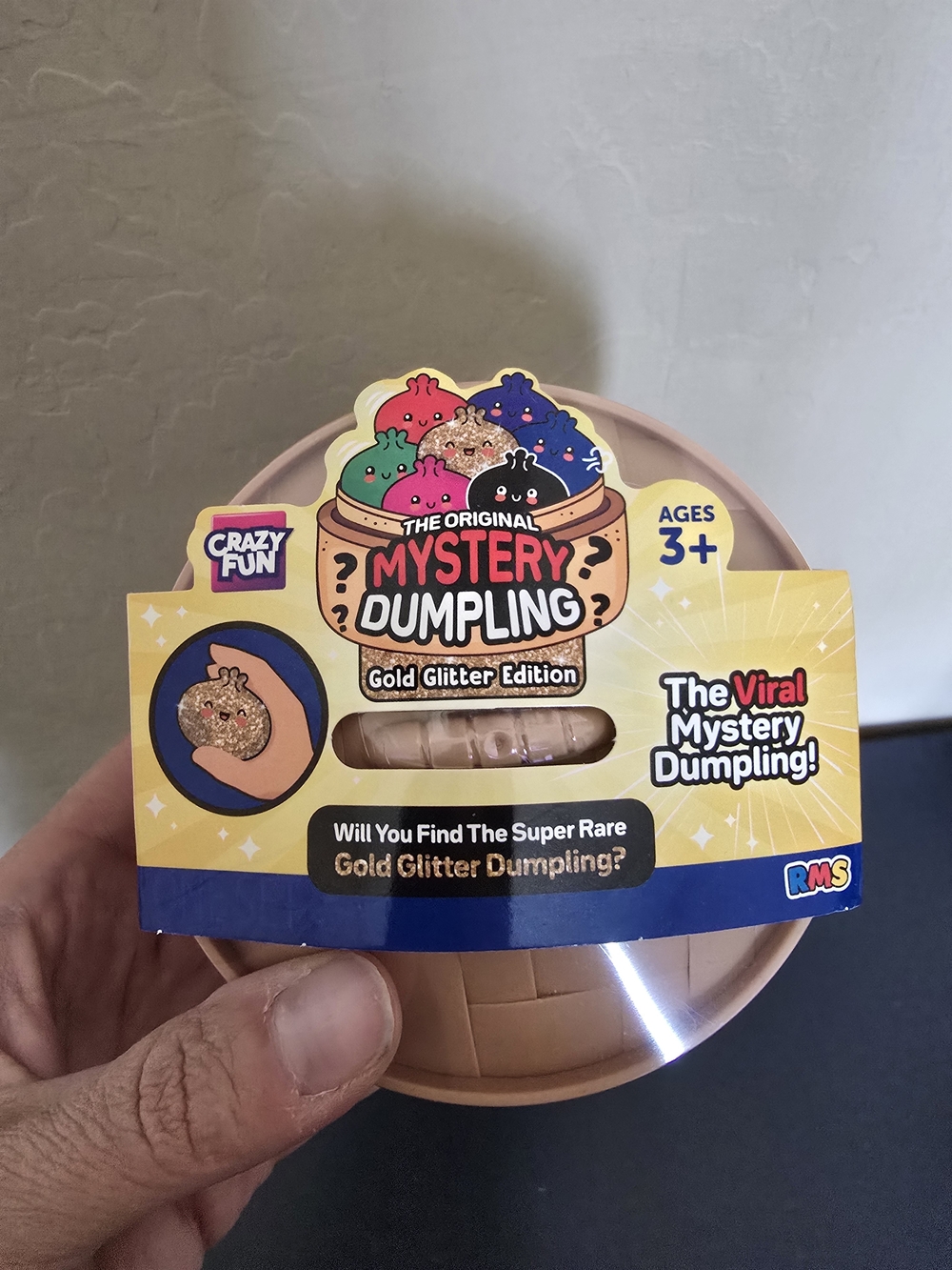 Crazy Fun RMS The Original Mystery Dumpling - Gold Glitter Edition